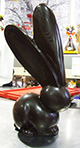 Chocolate sculptures desighed for Jacques Torres.